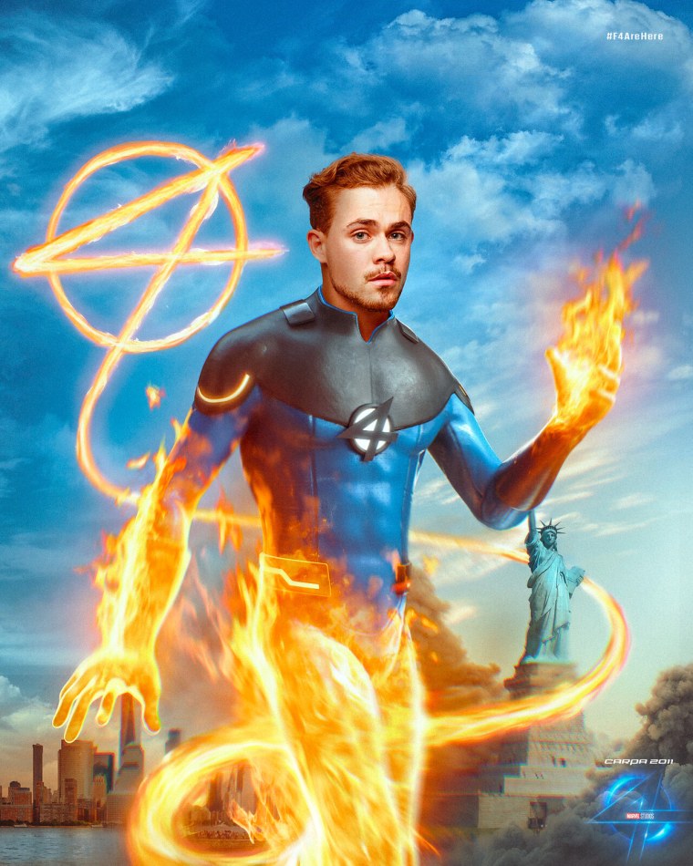 Человек факел 1939