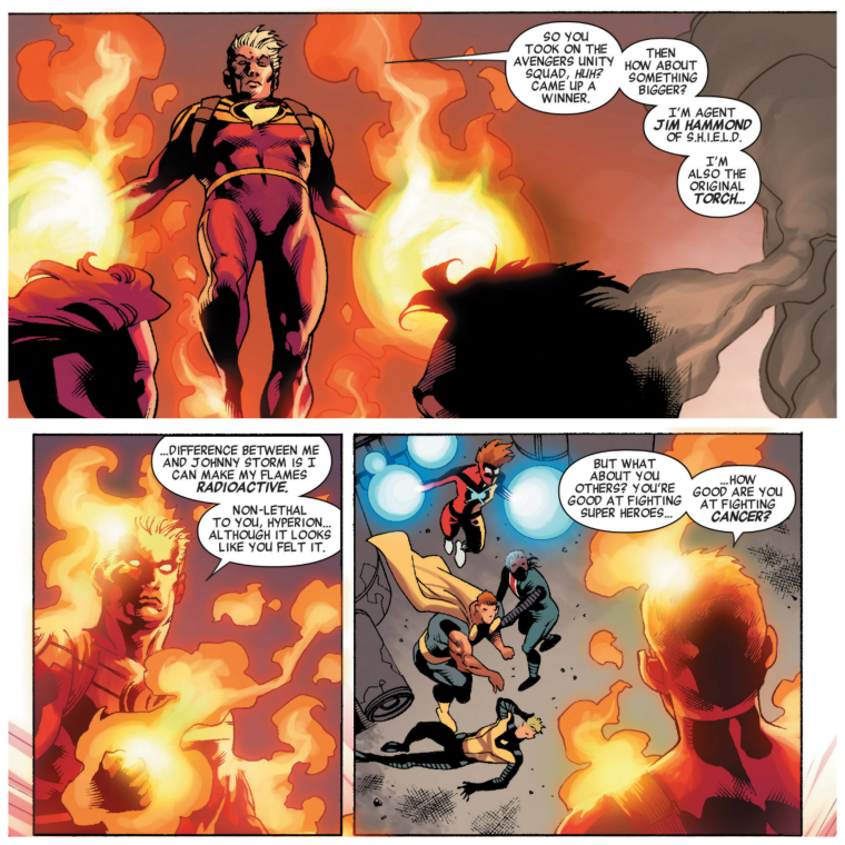 Человек факел Джим Хаммонд