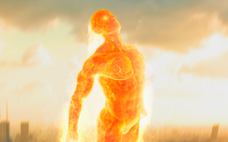 Человек факел 2005