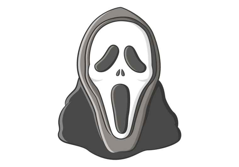 Крик 1996 призрачное лицо