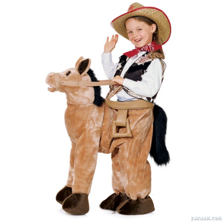 Костюм ковбоя с лошадью