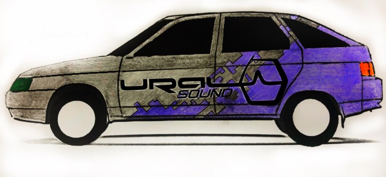 ВАЗ 2112 рисунок