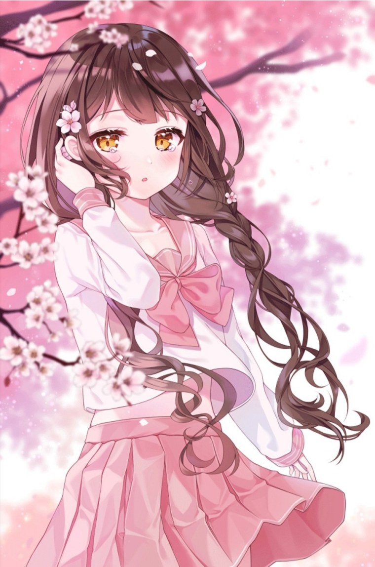 Милые аниме девочки