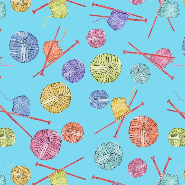 Фотофон для вязальщицы