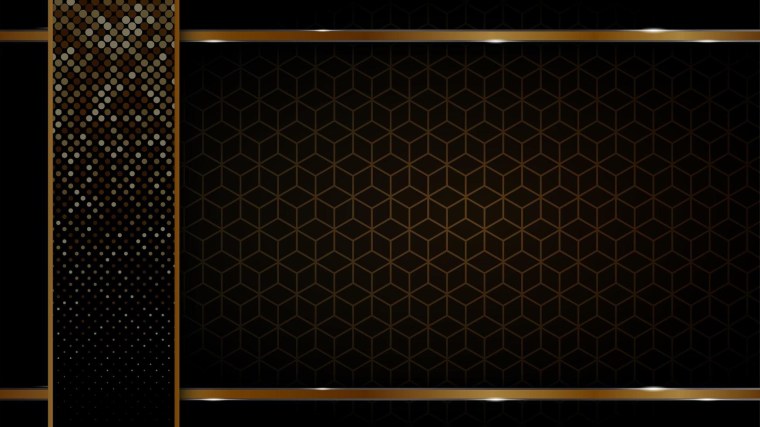 Черная пантера на черном фоне