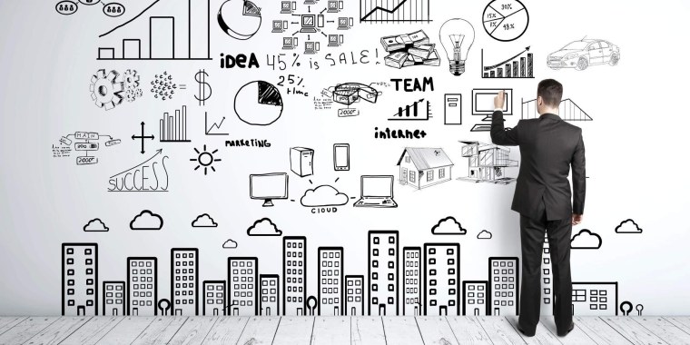 Бизнесмен с деньгами