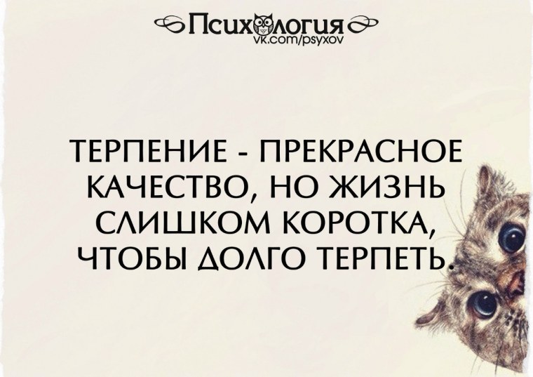 Терпение человека