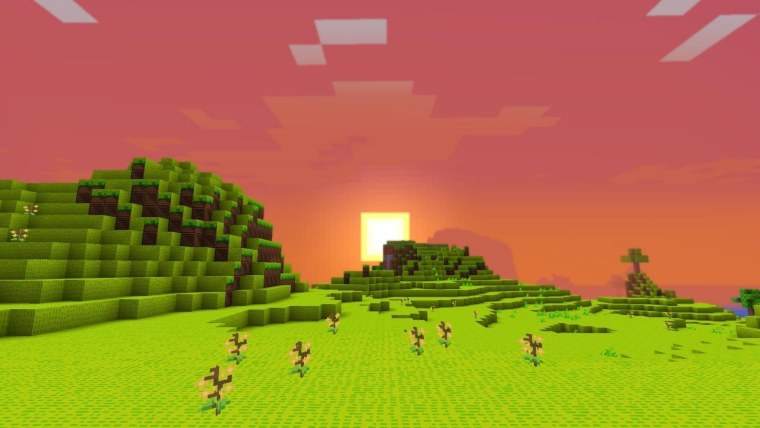 Фон для фотошопа в стиле майнкрафт