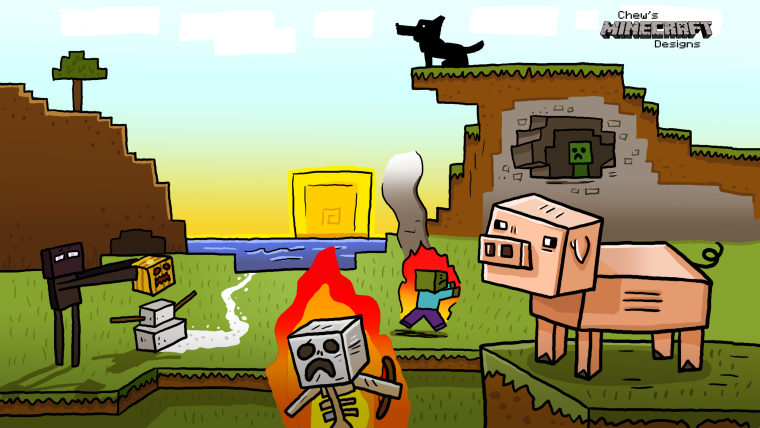 Шапка для ютуба майнкрафт 2560 х 1440