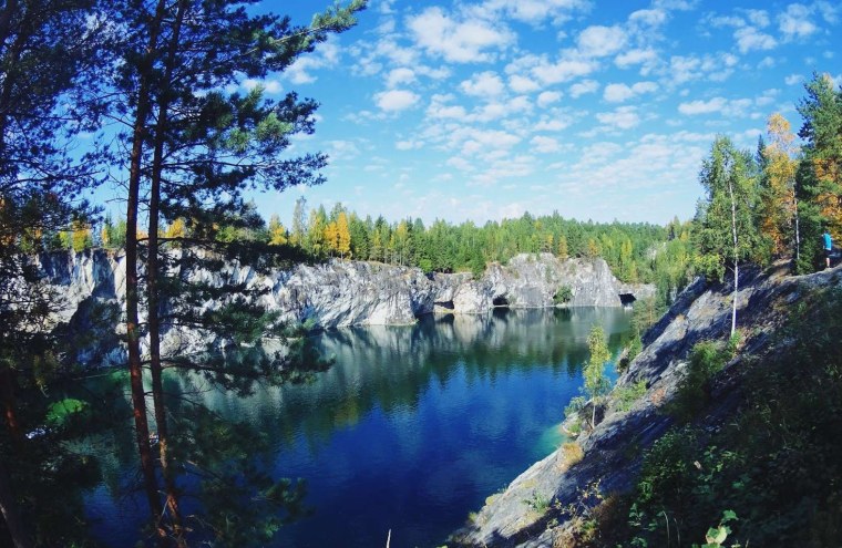 Белая гора Рускеала