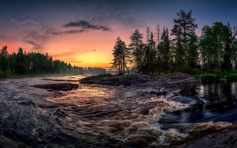Карелия Таежные реки