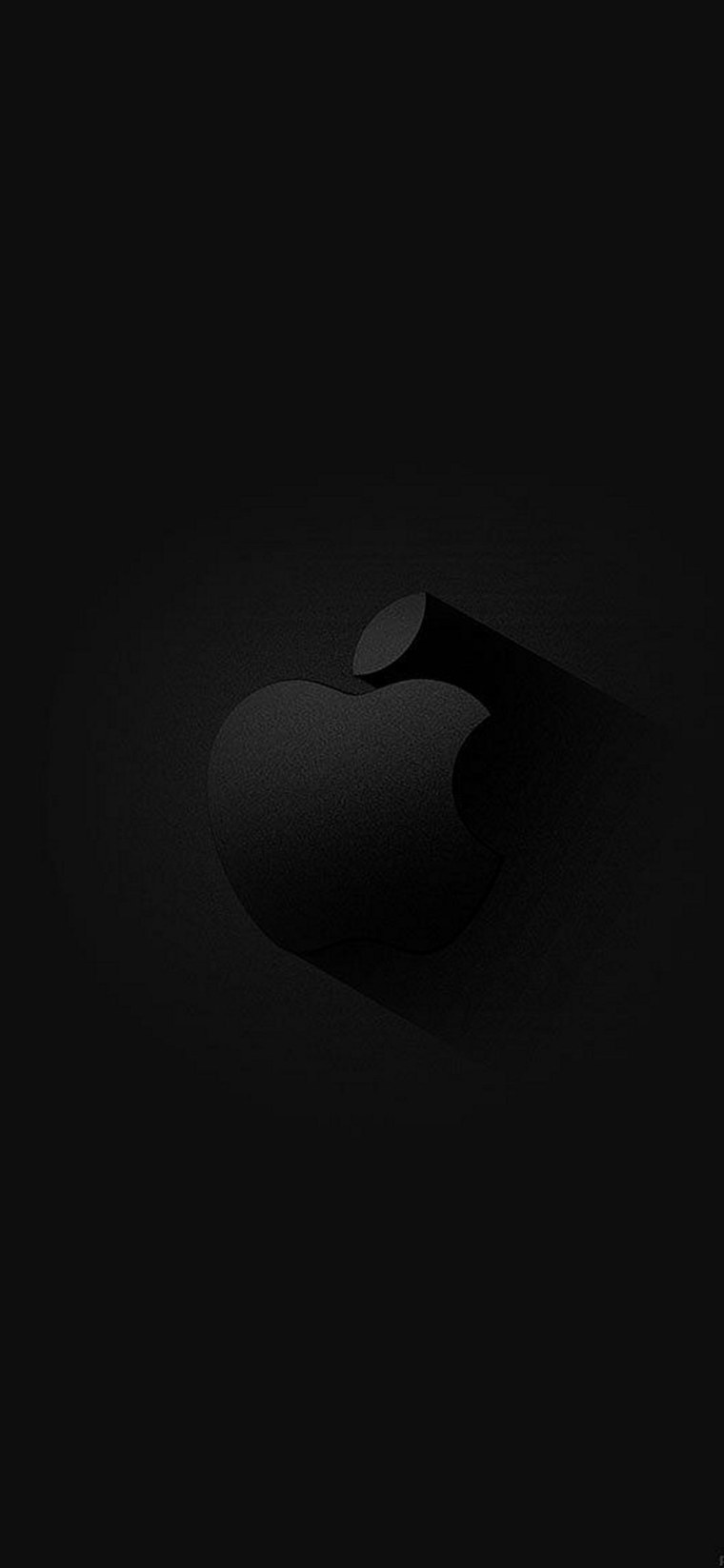 Apple на черном фоне