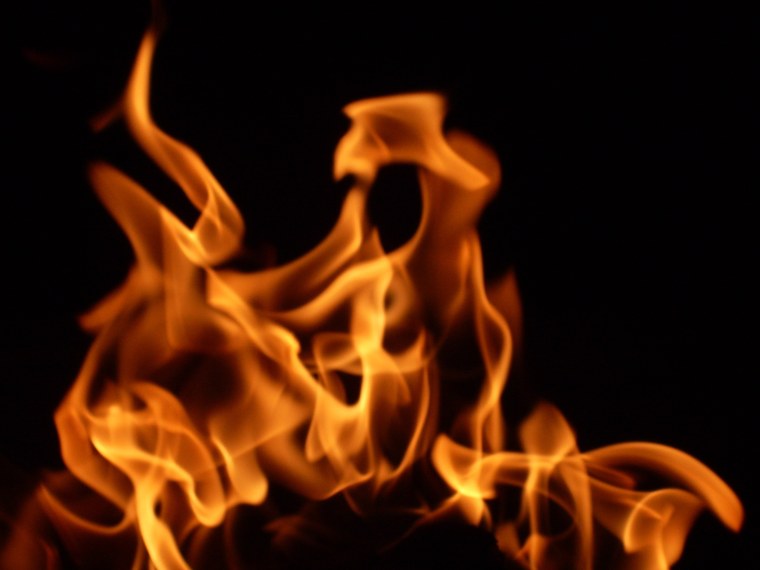 Огненный фон