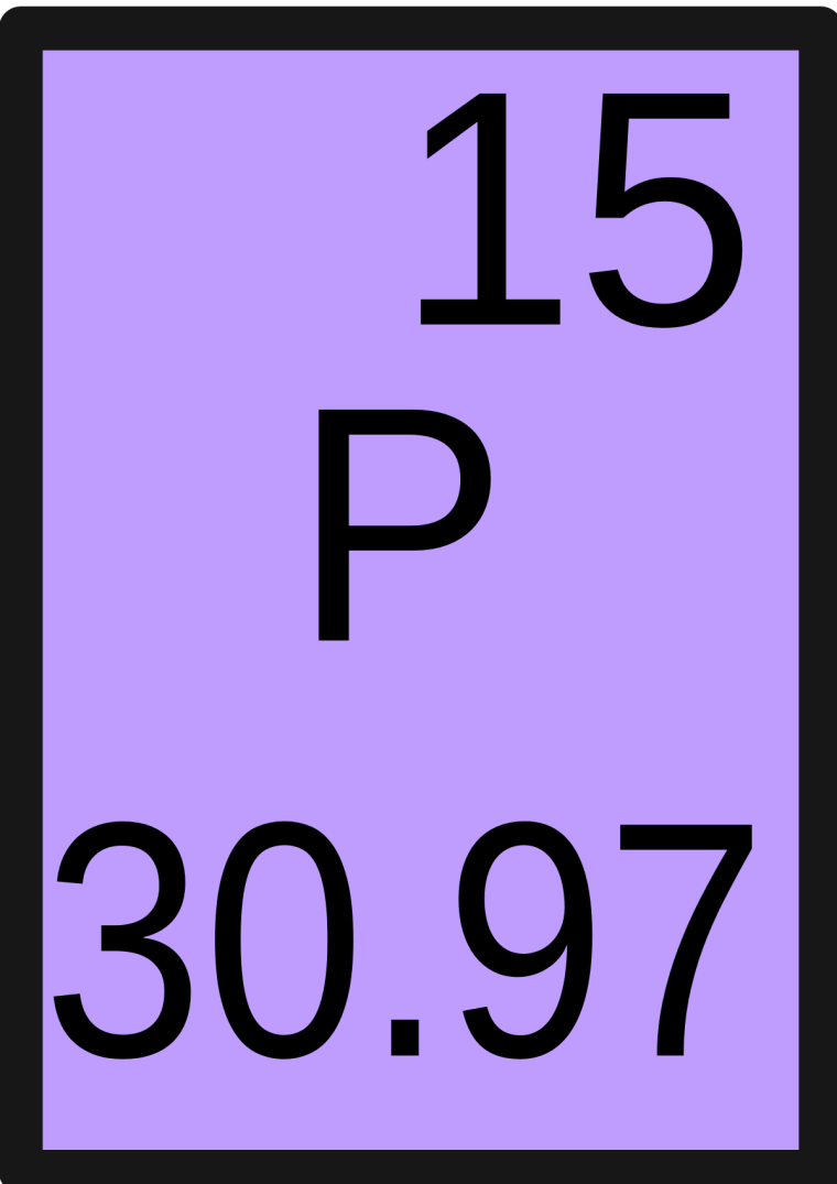 Фосфор знак химического элемента