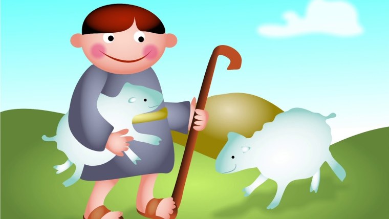 Мальчик пастух для детей