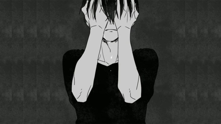 Аниме плачет