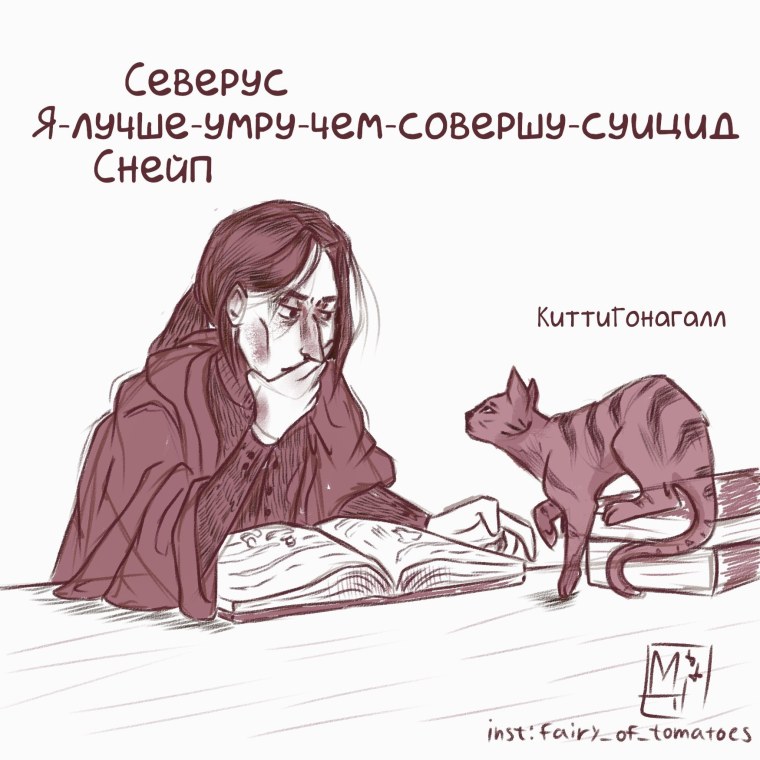 Северус Снейп книжный