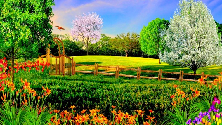 Весна пейзаж