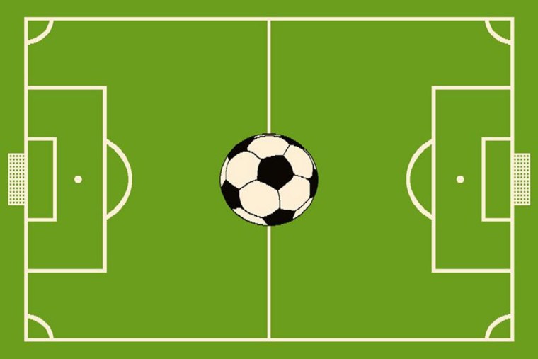 Футбольное поле вид сверху