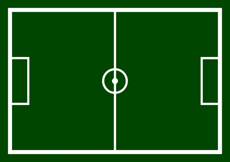 Футбольное поле мультяшное