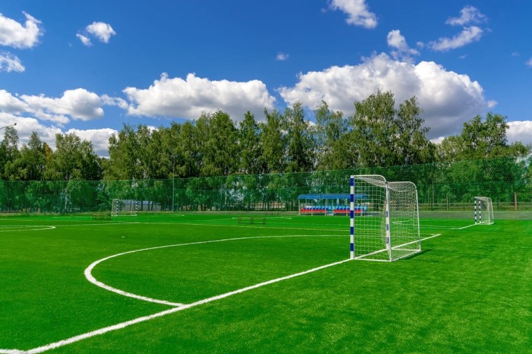 Футбольное поле вид сверху