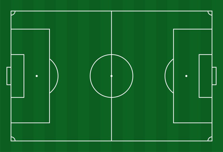 Футбольный мяч на поле