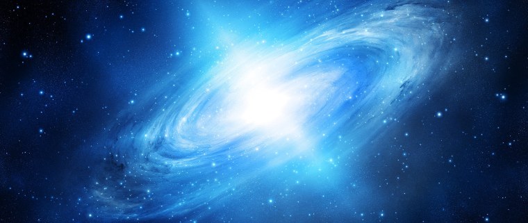 Красивый синий космос