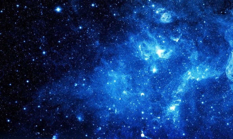 Светло голубой космос