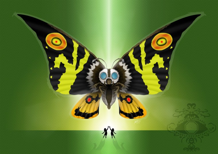 Гигантская бабочка Мотра