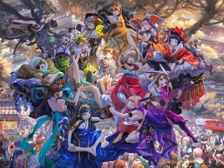 Аниме много героев