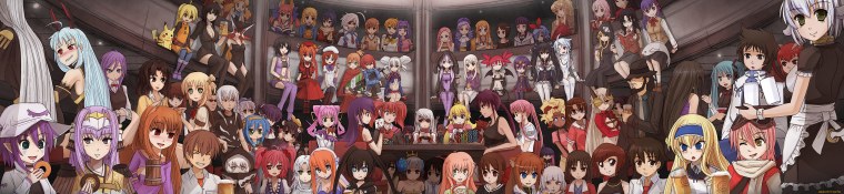 Много аниме тян