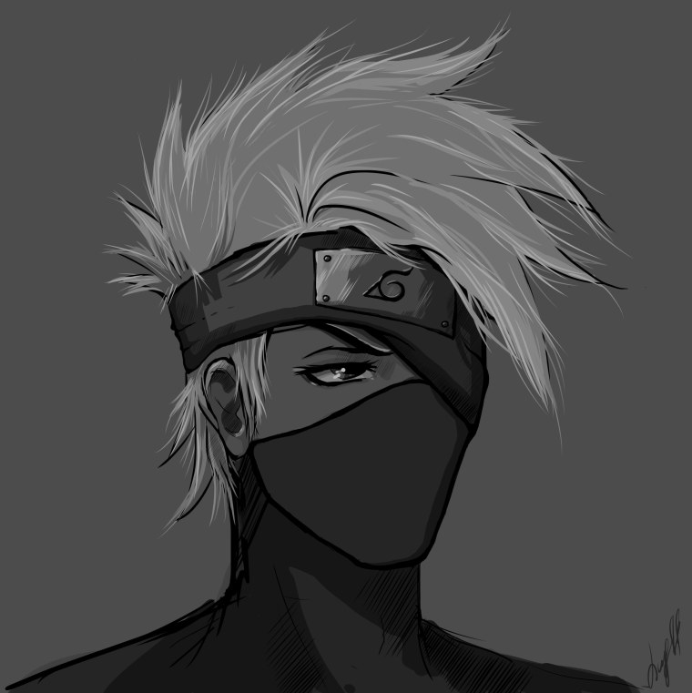 Какаши Хатаке плачет