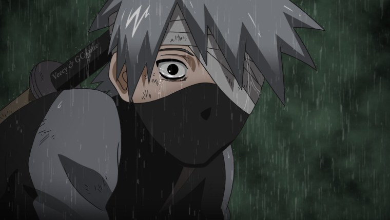 Какаси Хатакэ плачет