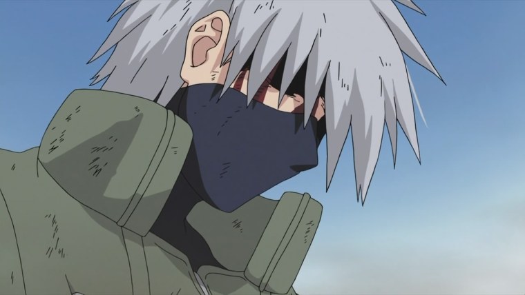 Какаси Хатакэ чёрно белое