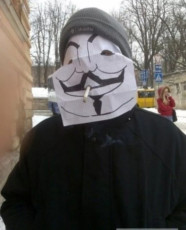 Гай Фокс анонимус украинский