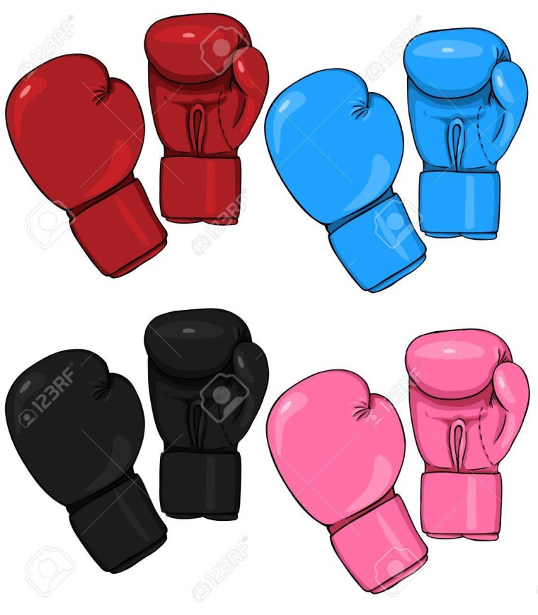 Боксерская перчатка мультяшная