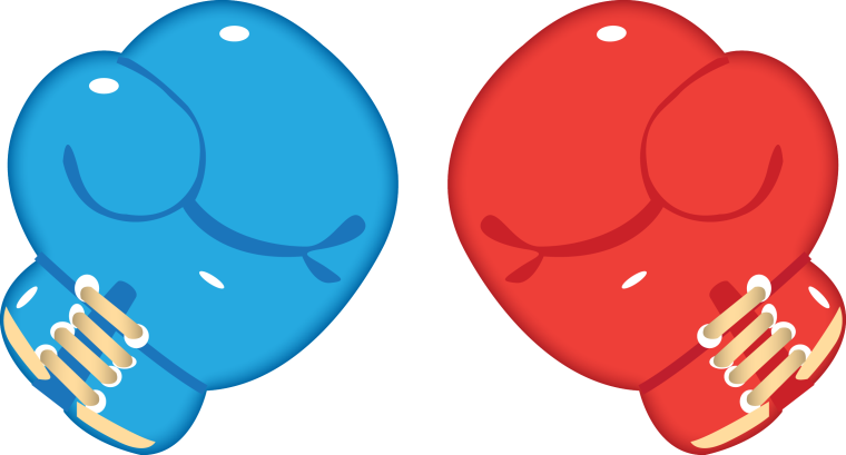 Боксерские перчатки мультяшные