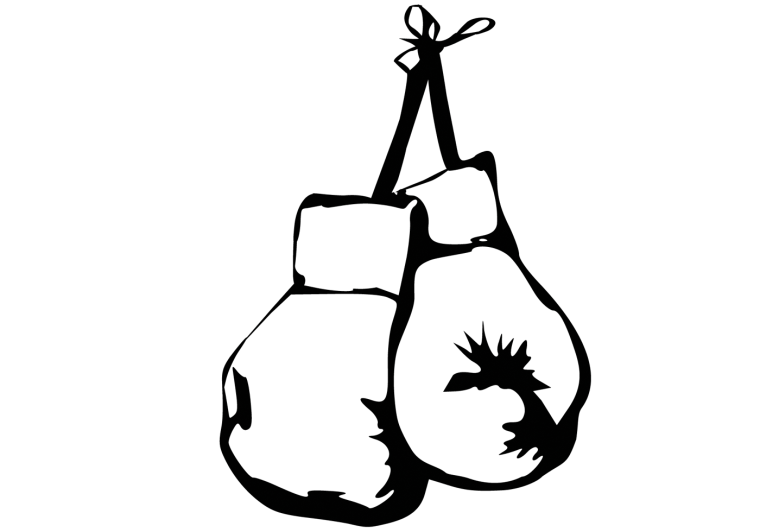 Боксерские перчатки вектор