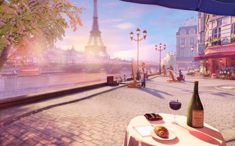 Эйфелева башня и Монмартр