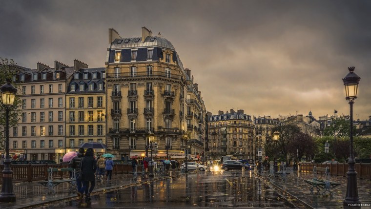 Франция улицы Парижа