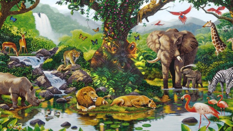 Фотообои джунгли в детскую