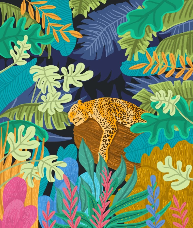 Тигр на фоне природы