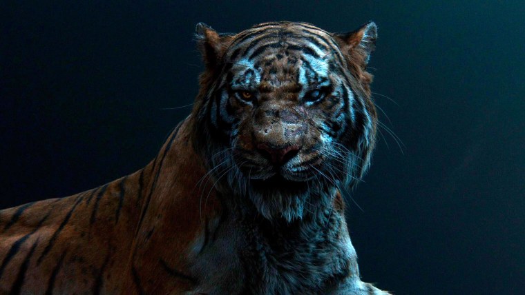 Тигр в бамбуке