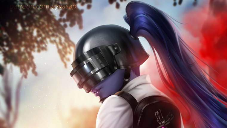 Девушка из пубга