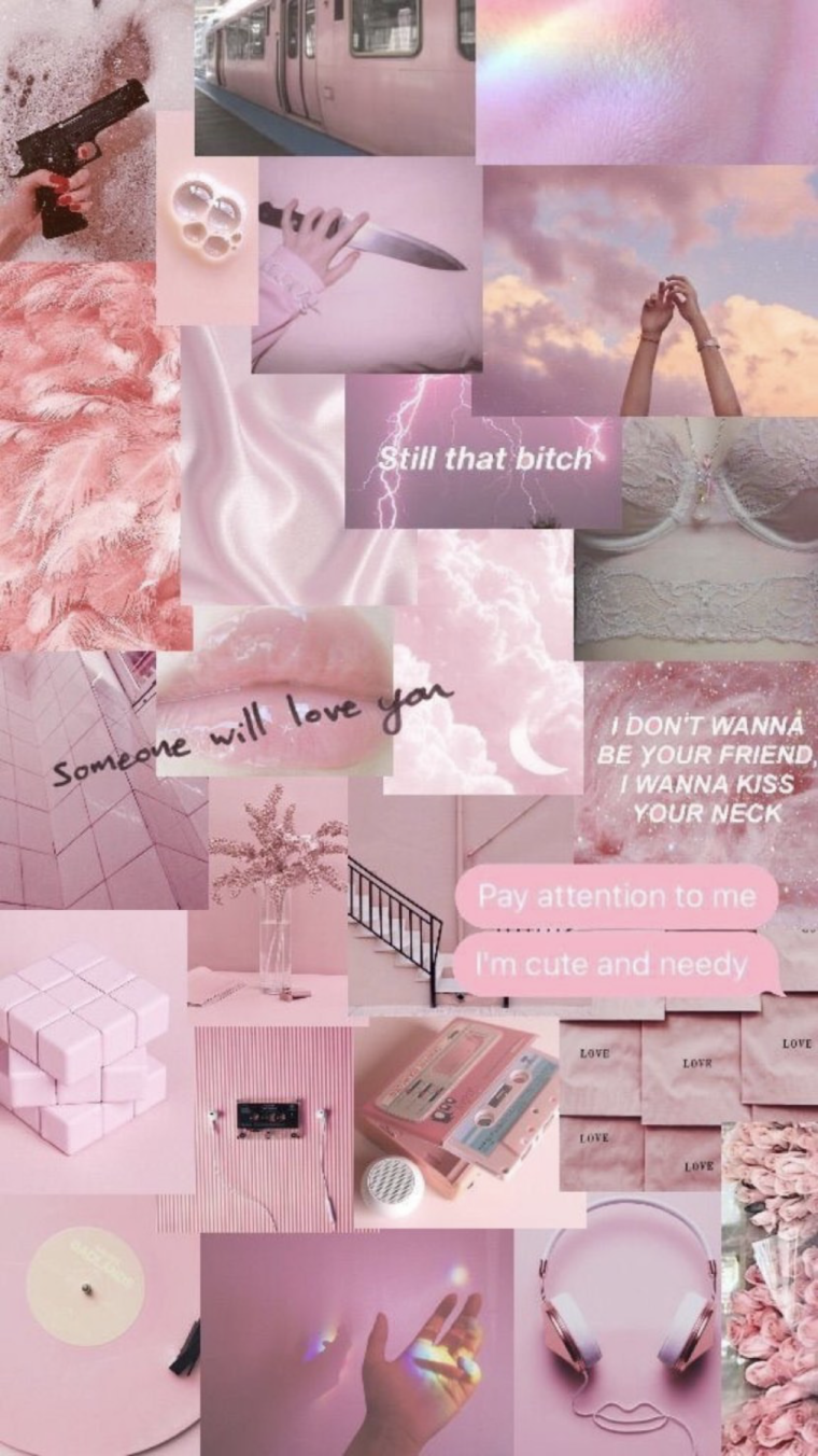 Aesthetic Pastel коллаж Pink Pastel