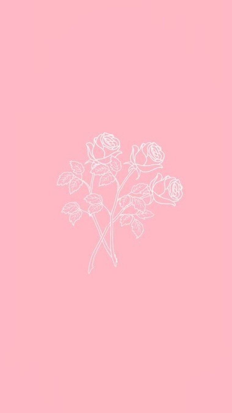 Обои на айфон розовые однотонные