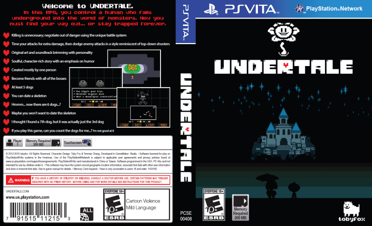 Undertale обложка игры