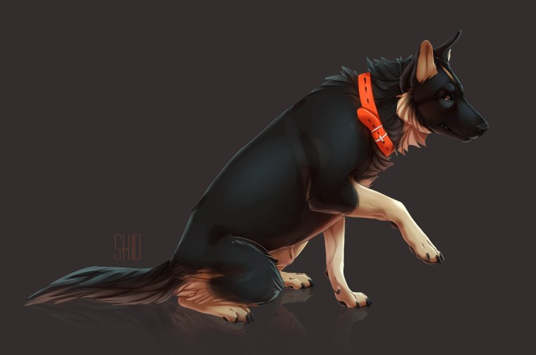 Немецкая овчарка референс щенок