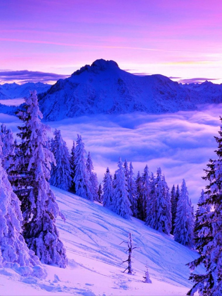 Зимняя сказка рассвет