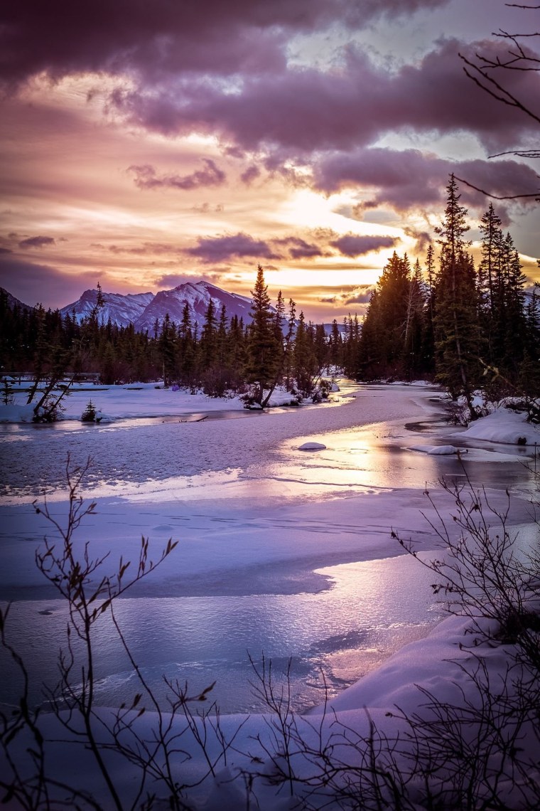 Художник Олег Кангин зима